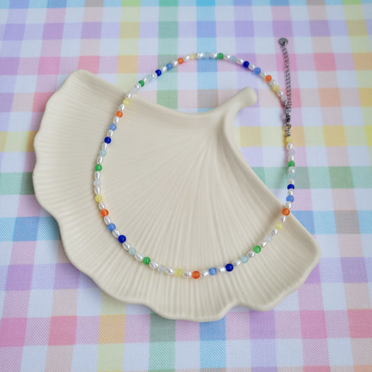 Vivid Freshwater Pearl Necklace