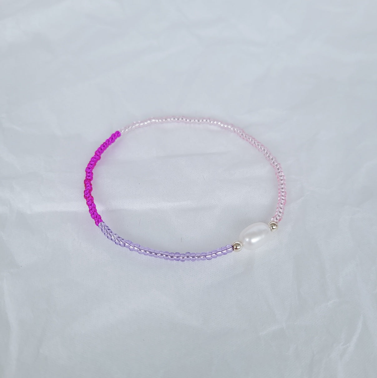 Seed Beads 2mm  Freshwater Pearl Bracelet – BeadzBuzz