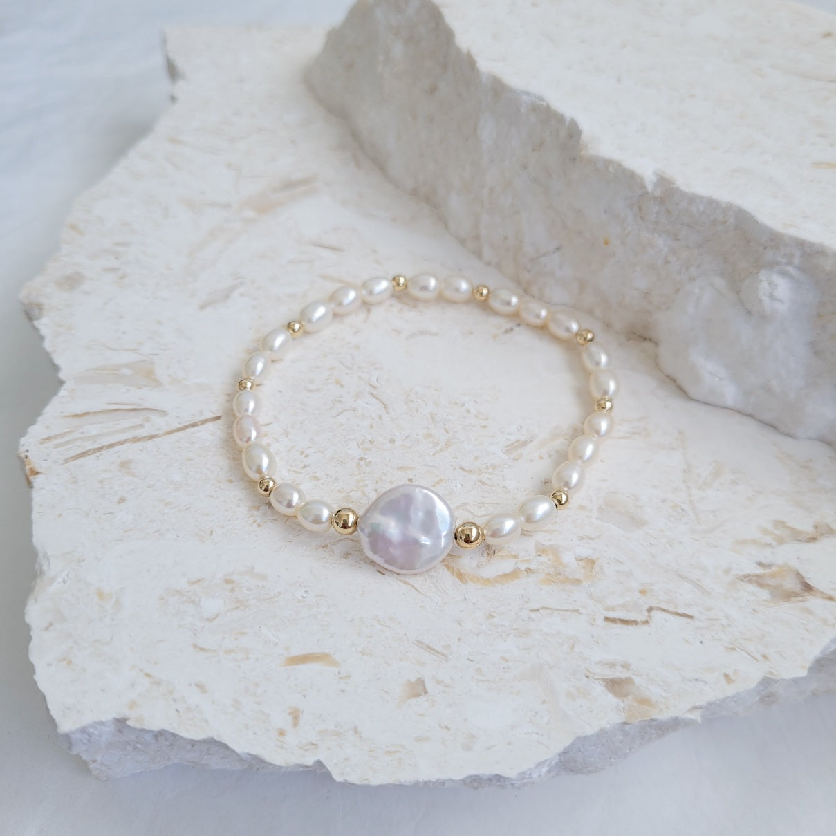 Adjustable Freshwater Pearl Bracelet For Women - Sterling Silver – Glass  Palace Arts